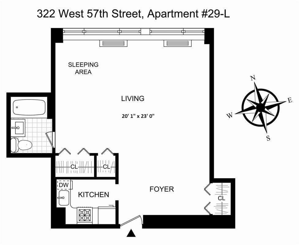 322 W 57th Street 29L