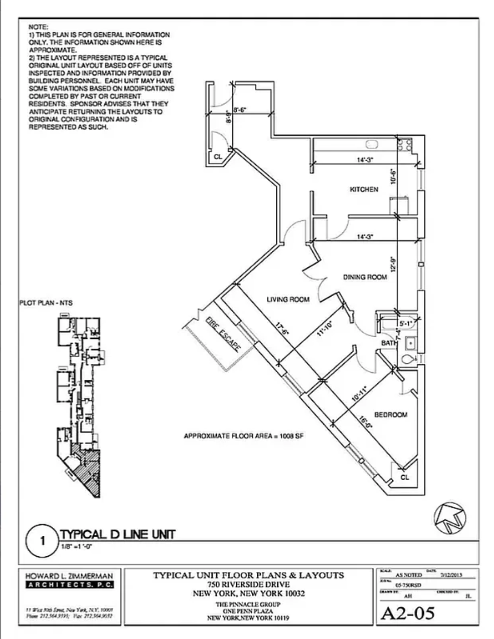 750 Riverside Drive 2D