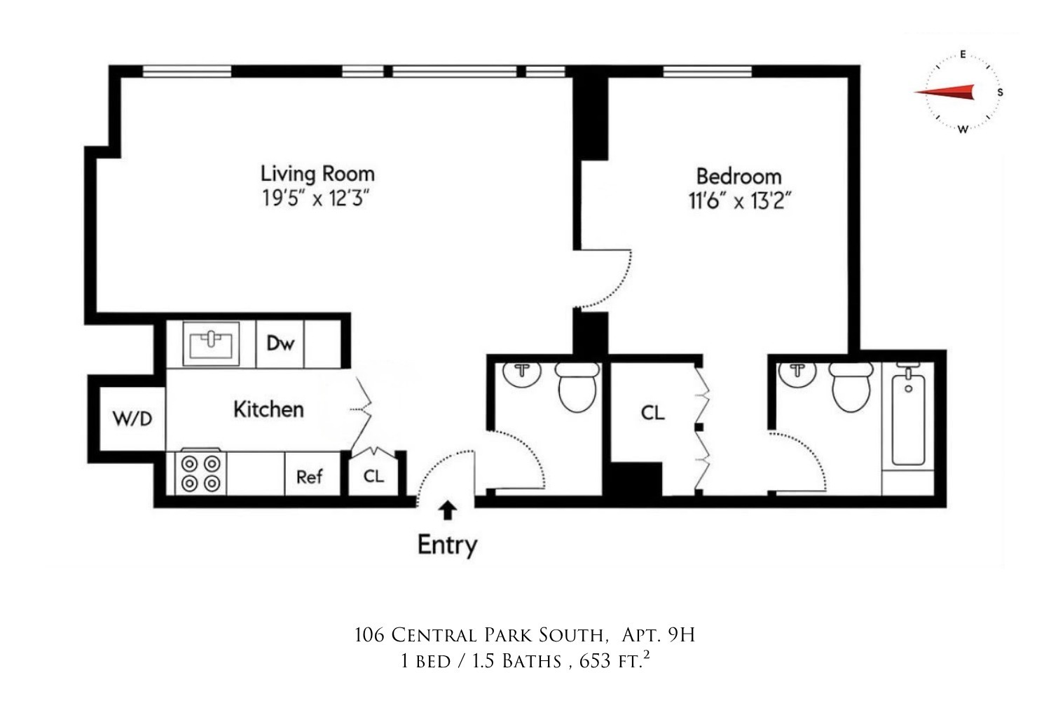 106 Central Park S 9H