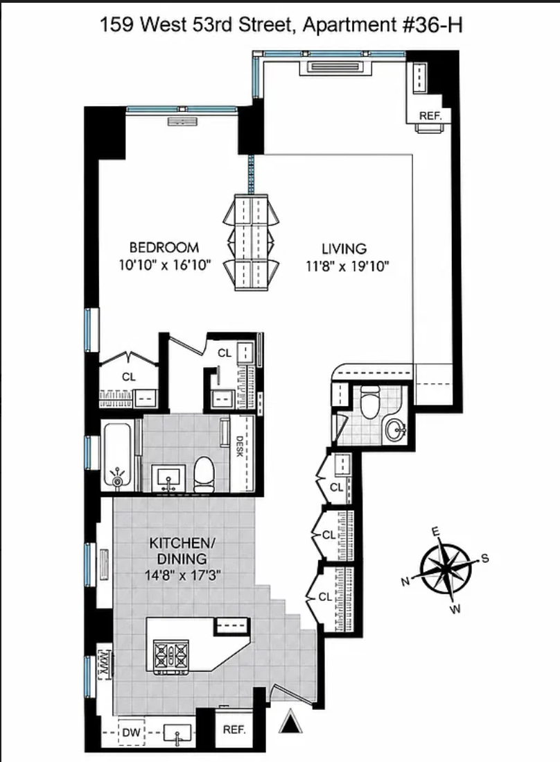 159 W 53rd Street 36H