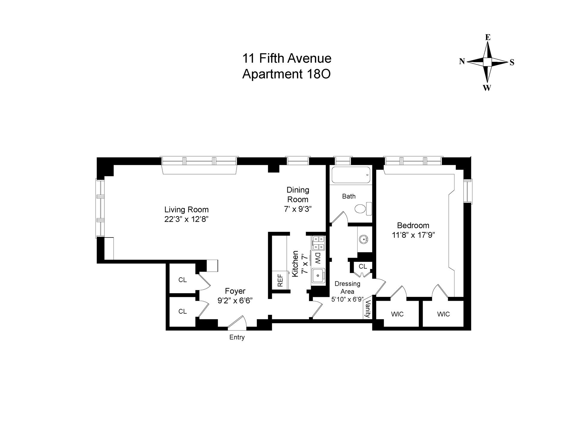11 5TH Avenue 18O