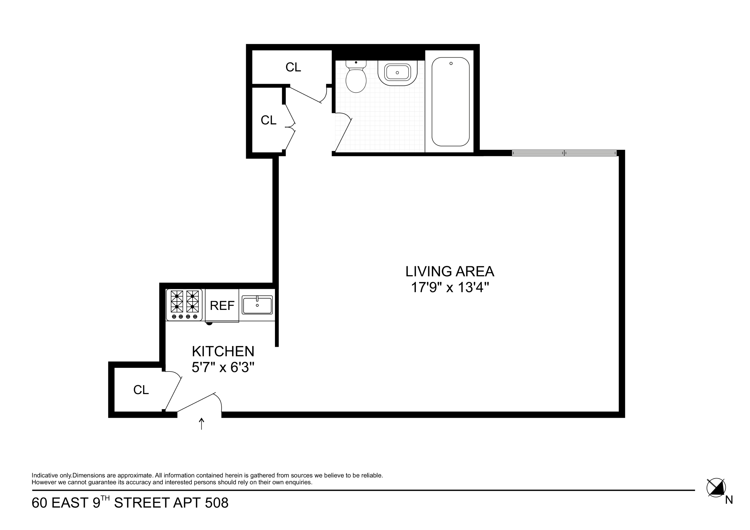 60 E 9th Street 508