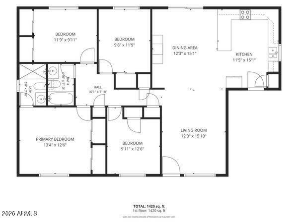3631 W DENTON Lane