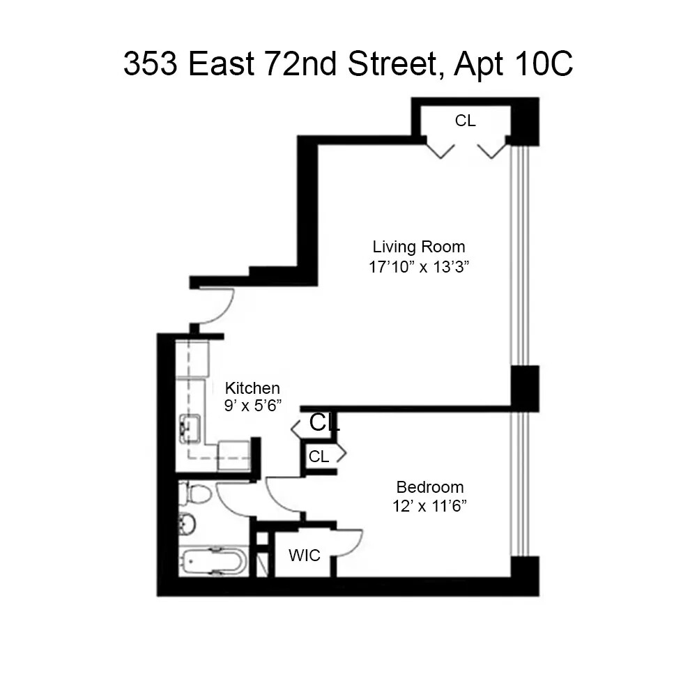353 E 72ND Street 10C