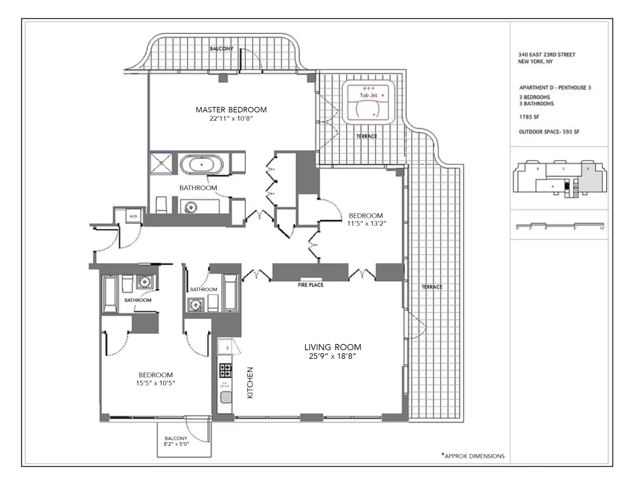 340 E 23RD Street PH3D