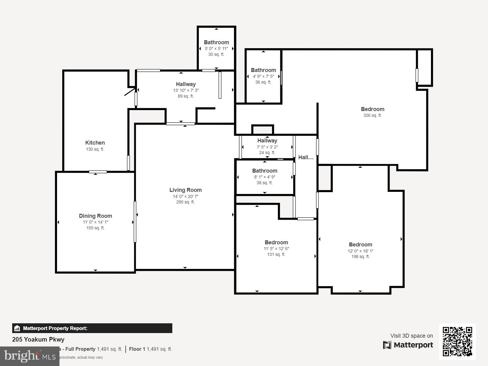 205 YOAKUM PKWY #1625