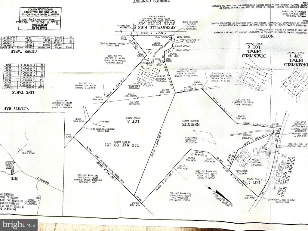 lot 1 CHERRY HILL