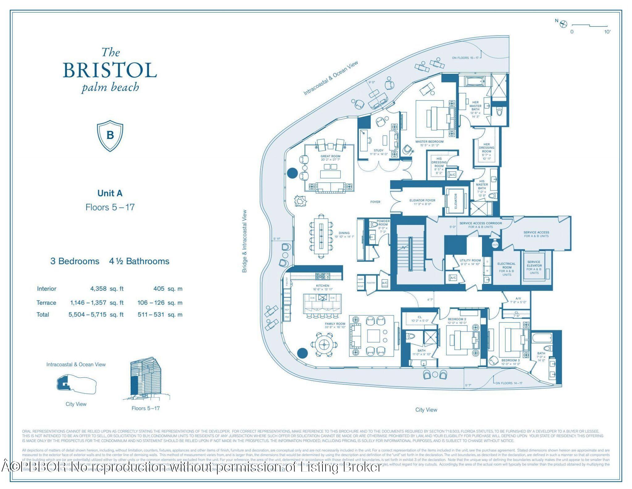 1100 S Flagler Drive, 1401