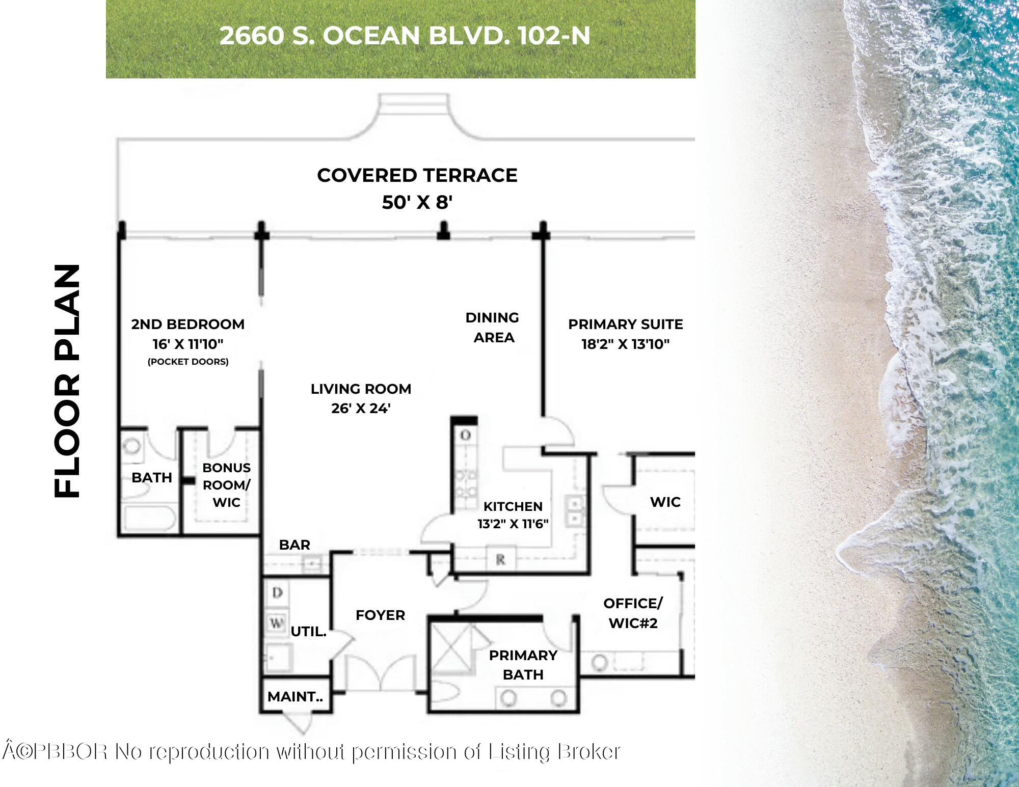 2660 S Ocean Boulevard, 102N