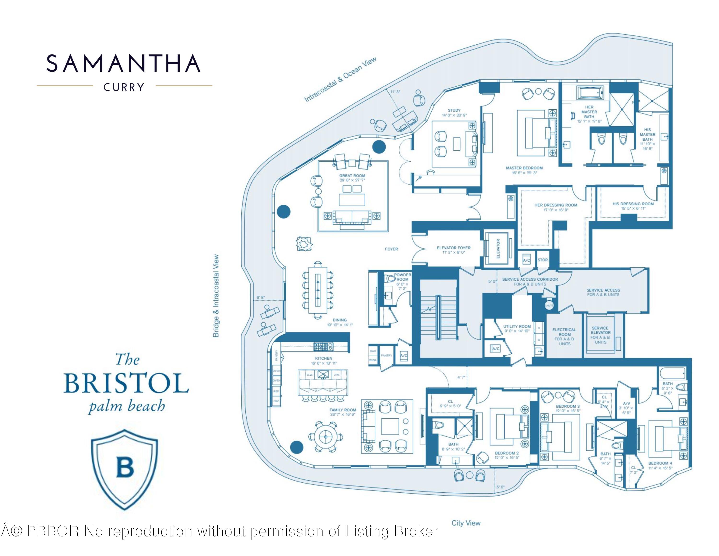 1100 S Flagler Drive, 1801