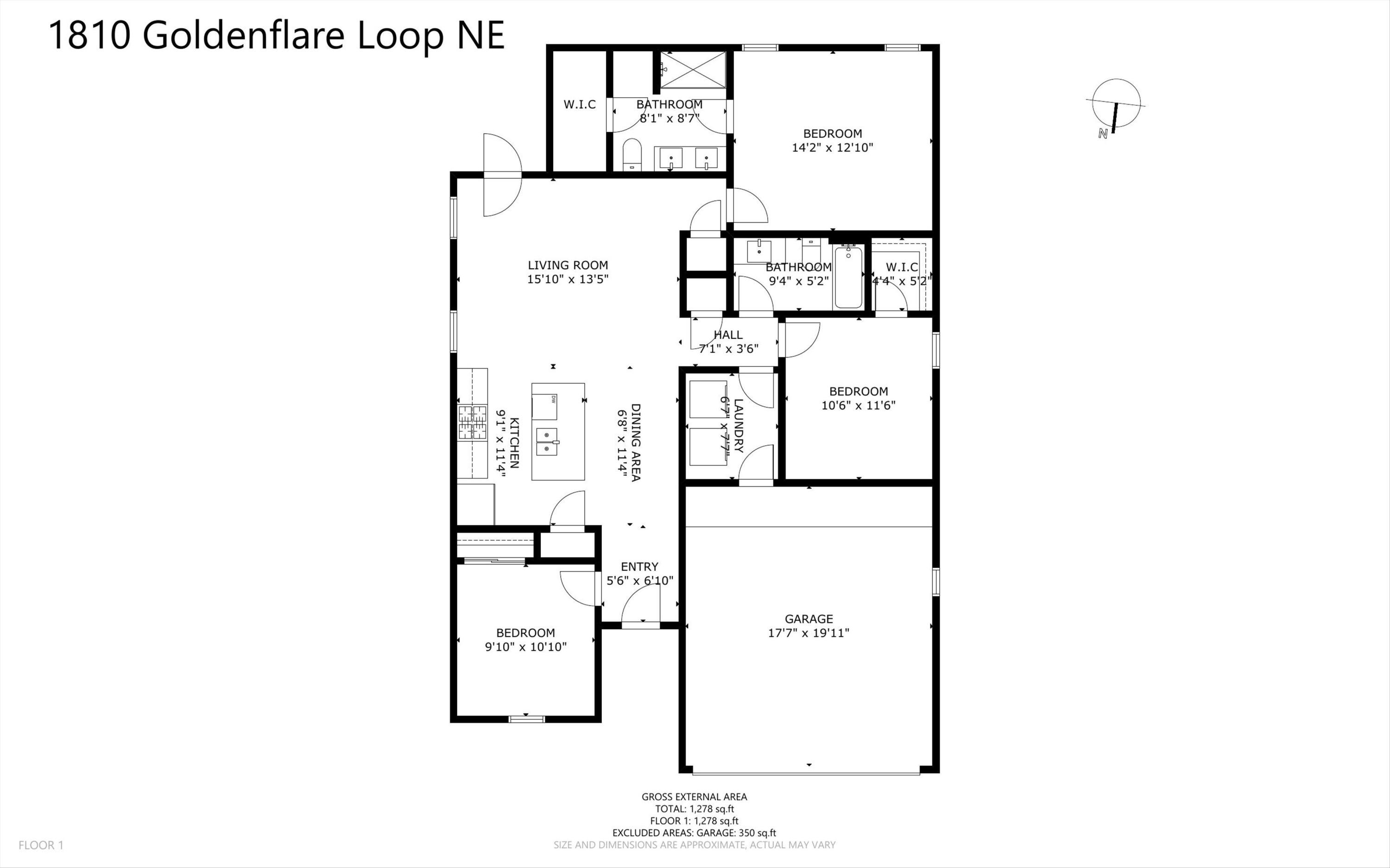 1810 Goldenflare Loop NE