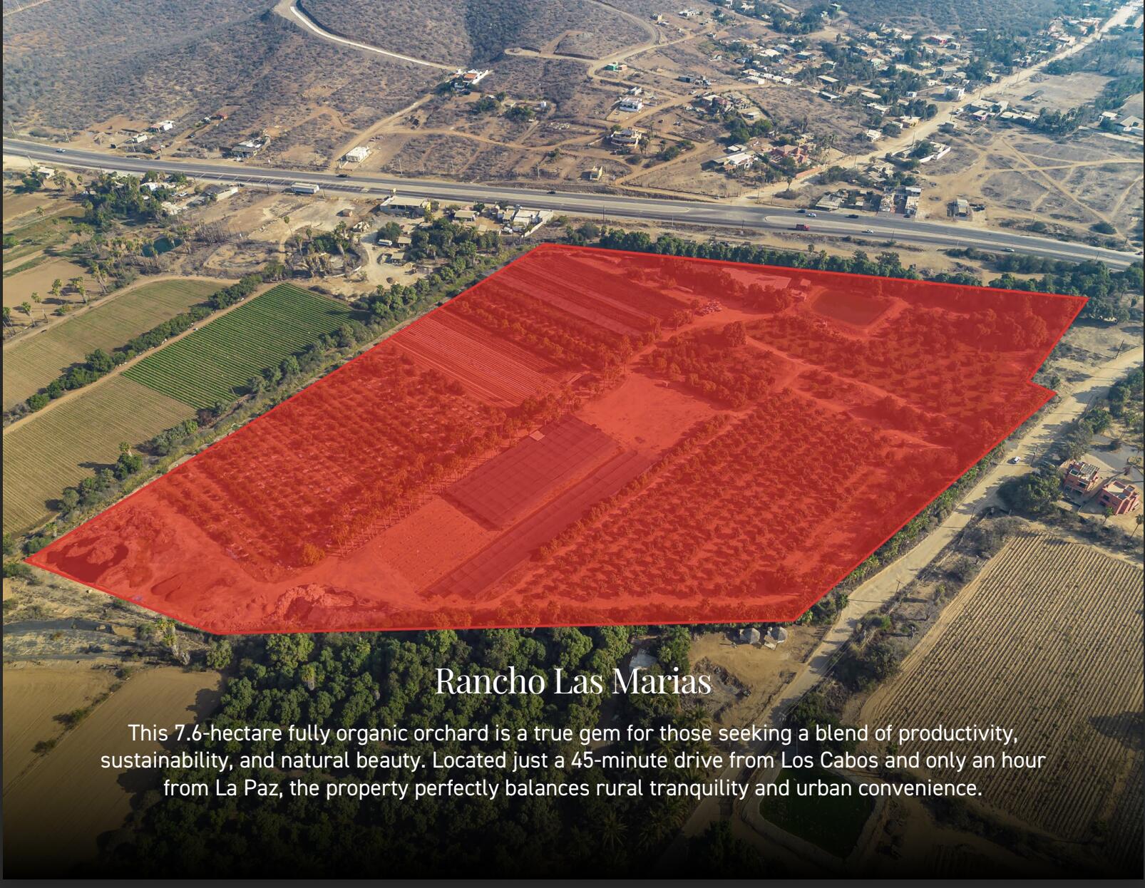 HighWay 19 Todos Santos -Los Cabos, Rancho Las Marias