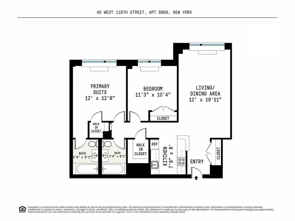 40 W 116th Street B806