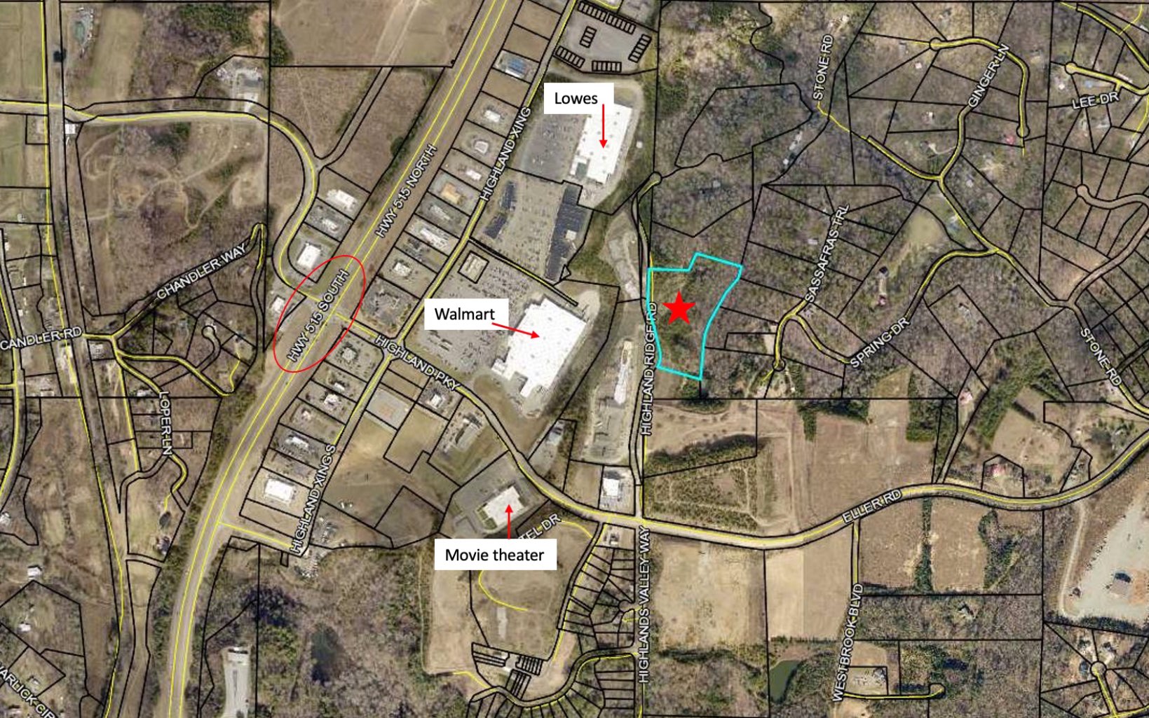 7+AC Highland Ridge Road