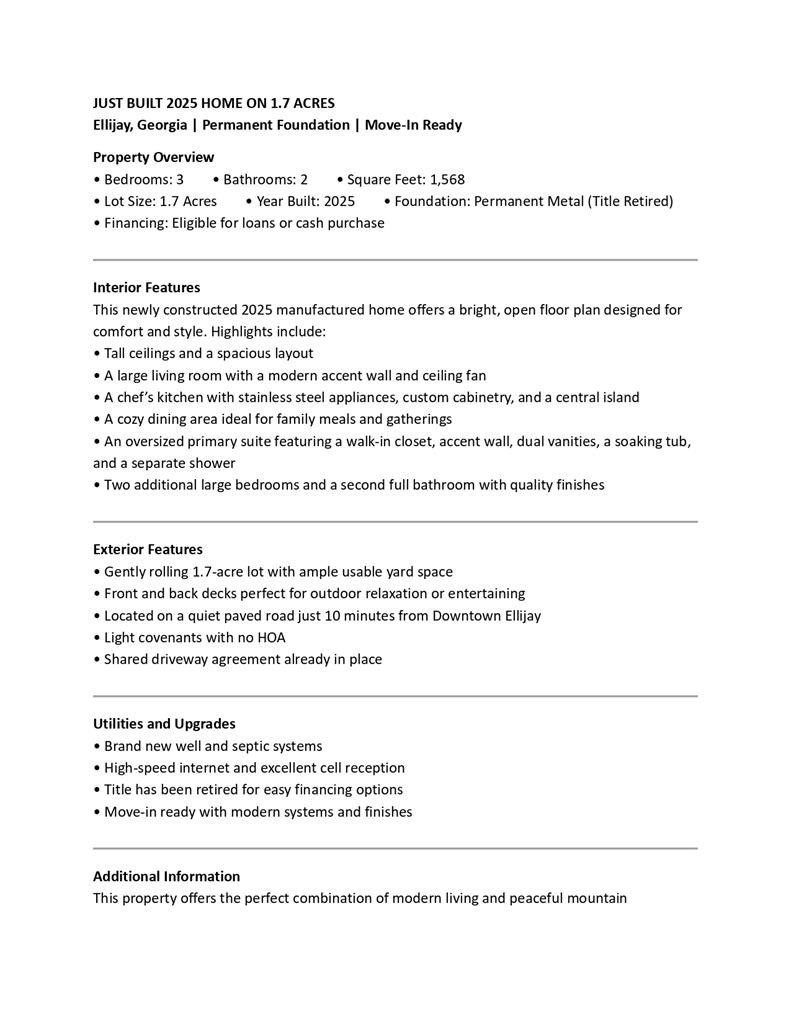 1380 Pleasant Gap Road