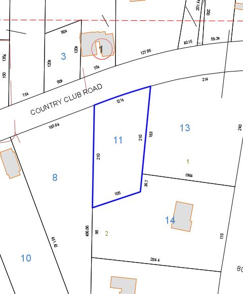 Lot Country Club Road