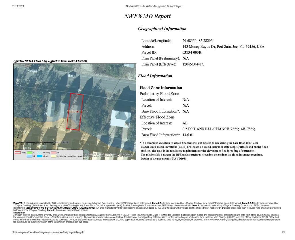 143 Money Bayou Dr, Port St. Joe 32456