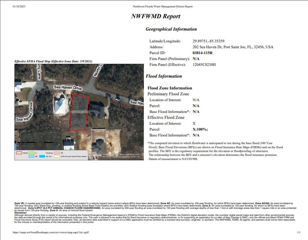 Lot 3 Sea Haven Dr Lot 3, Port St. Joe 32456 Unit: Lot 3