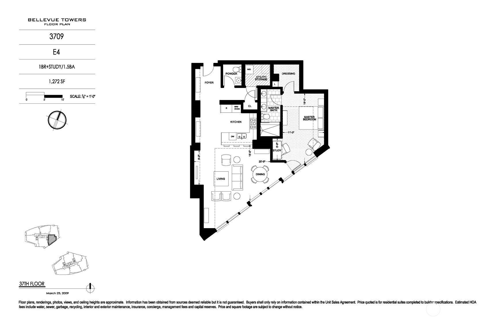 500 106th Avenue NE Unit: 3709