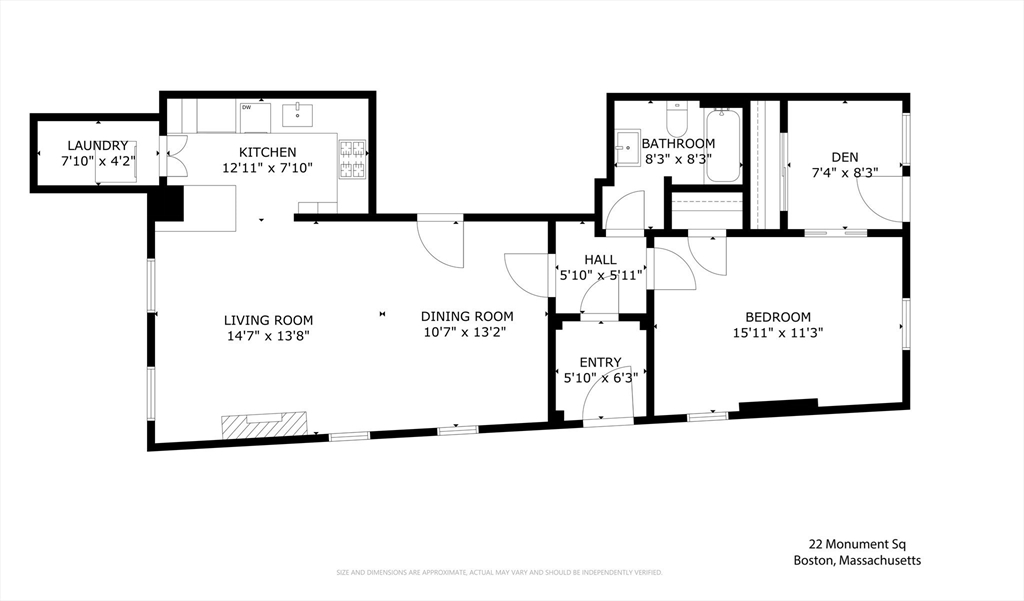 22 Monument Square # 1