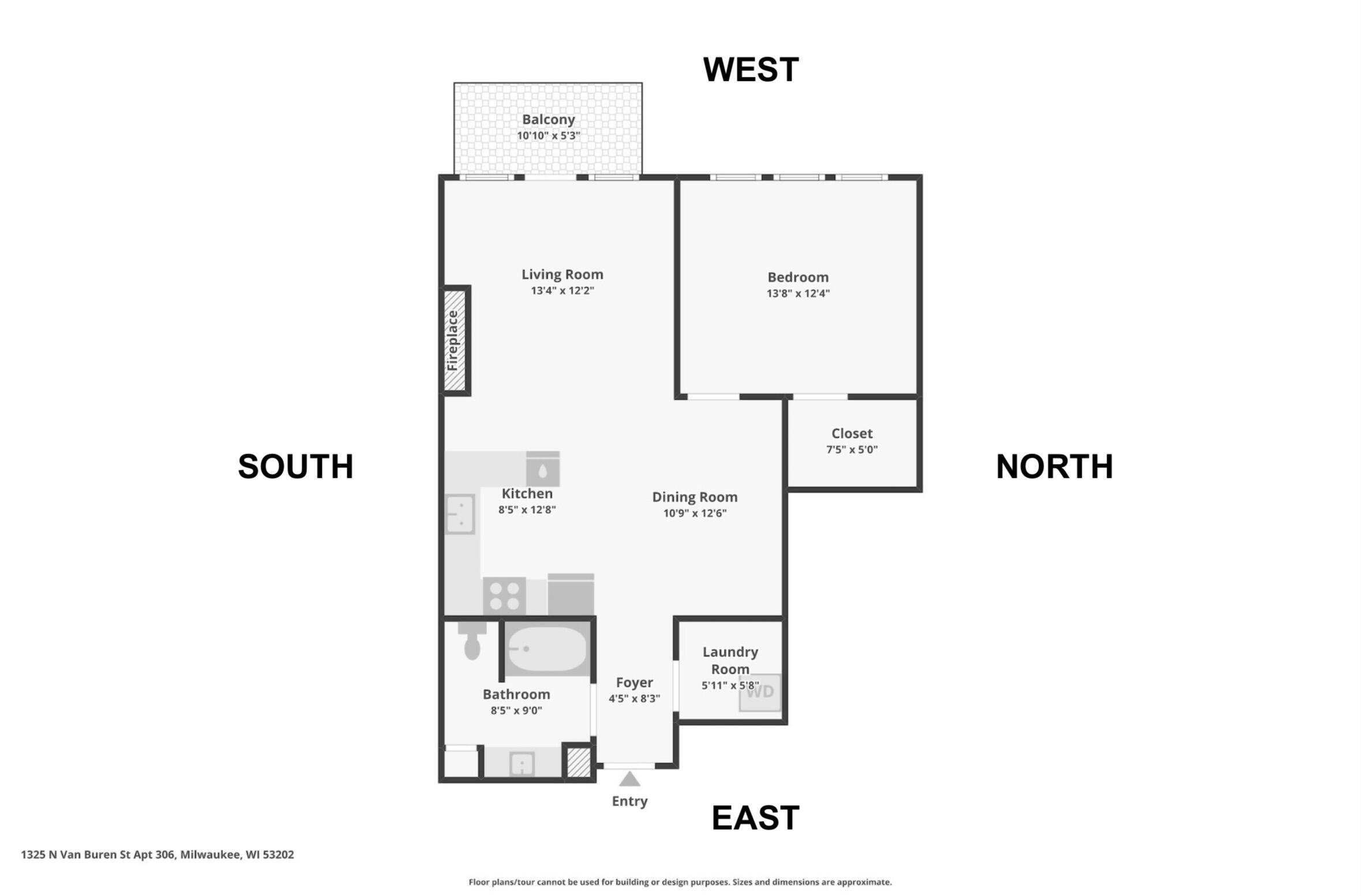 1325 N Van Buren St Unit: 306