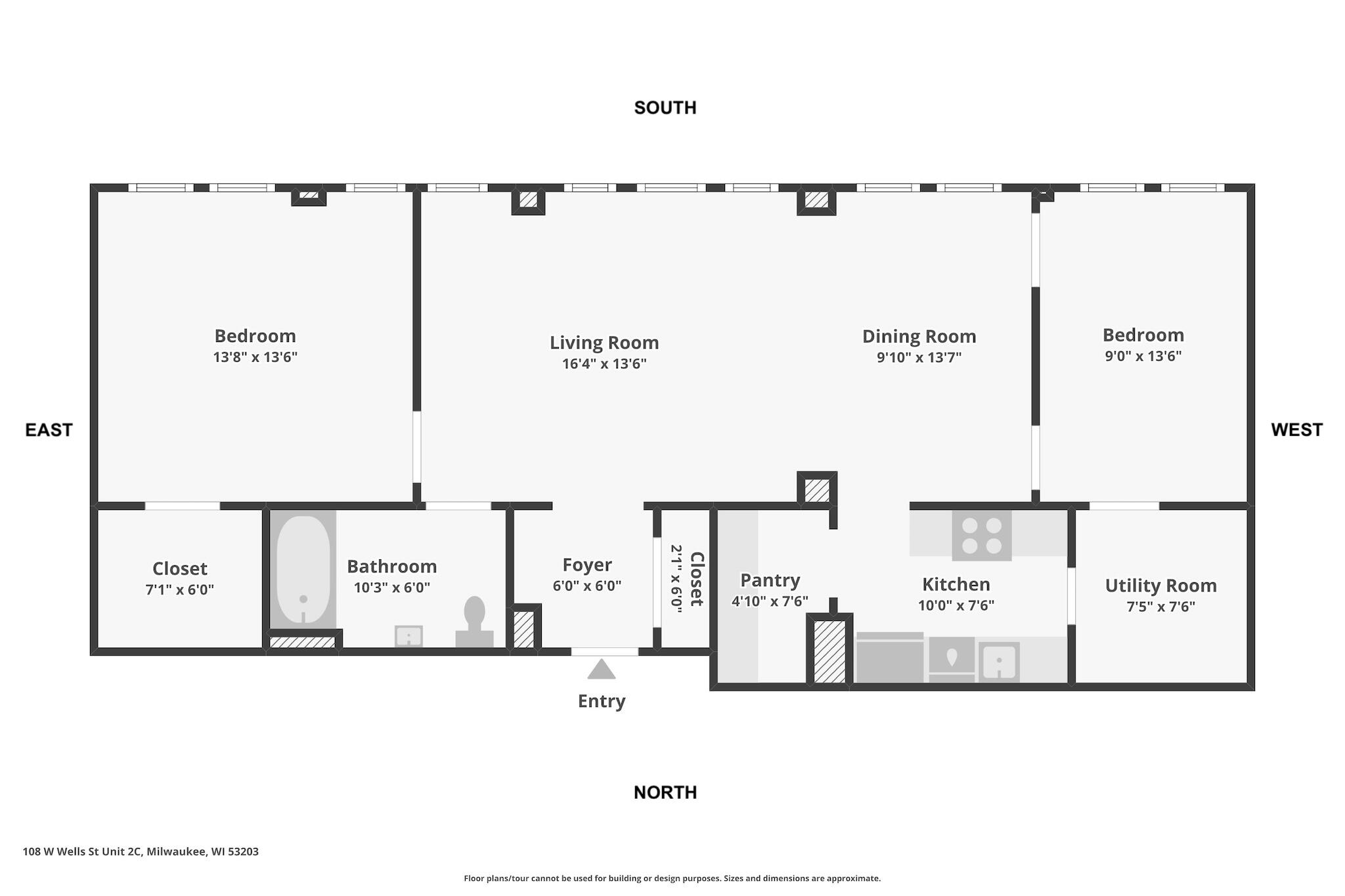 108 W Wells St Unit: 2C