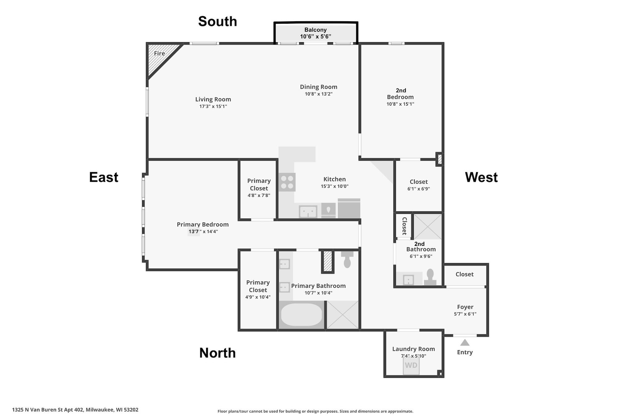 1325 N Van Buren St Unit: 402