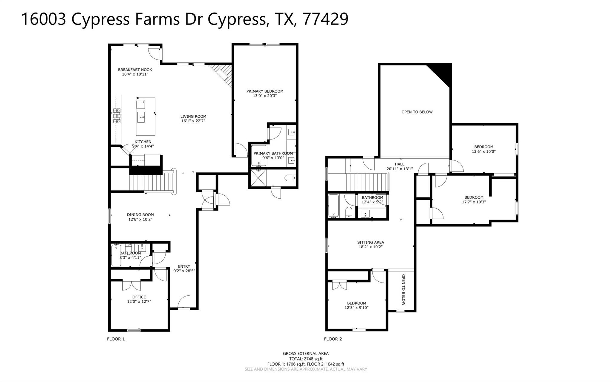 16003 Cypress Farms Drive, Cypress