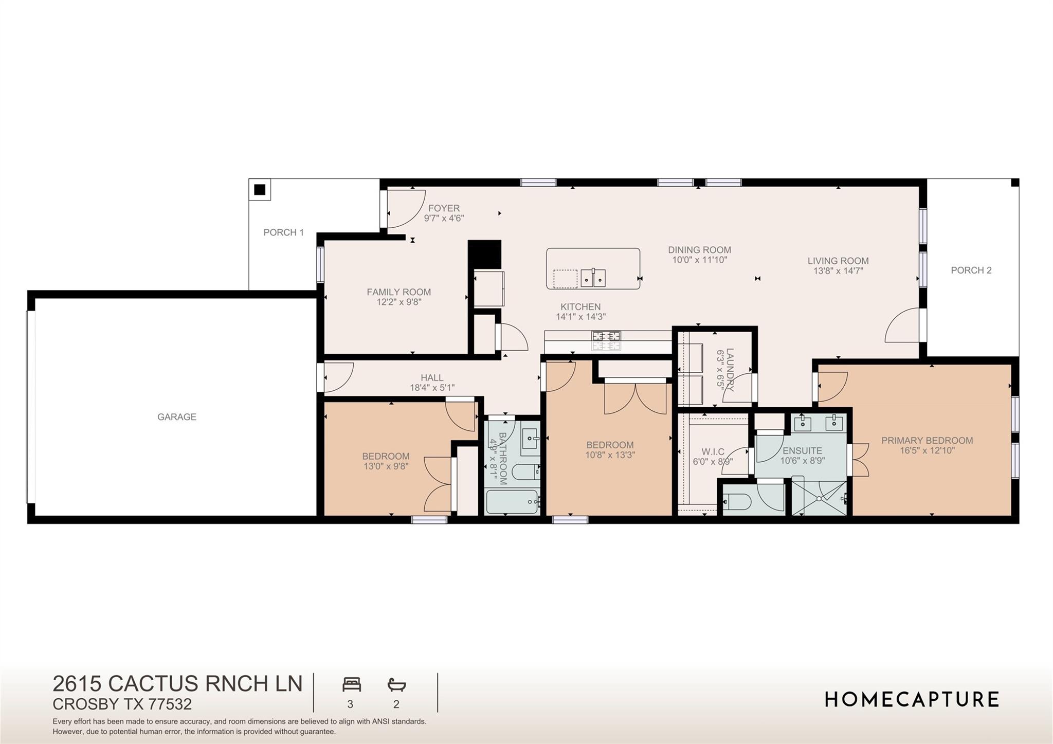 2615 Cactus Ranch Lane, Crosby