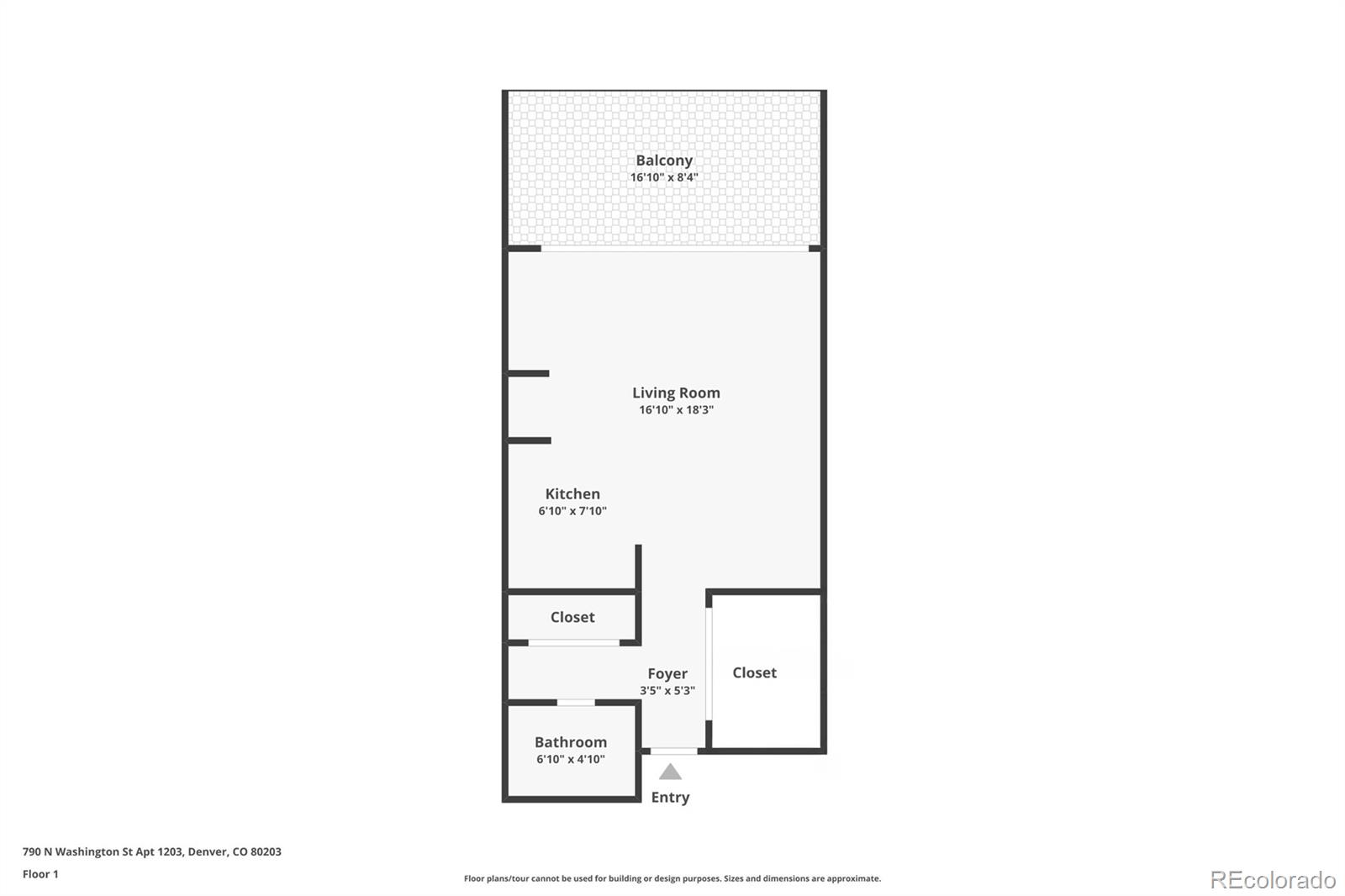 790 N Washington Street Unit: 1203