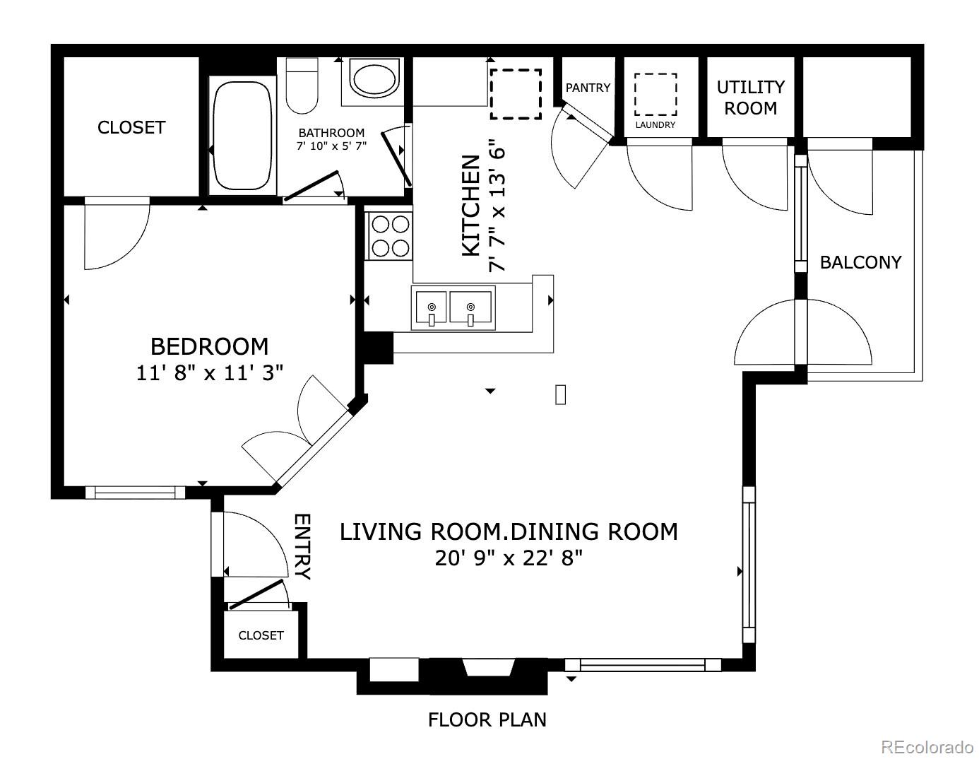 886 S Reed Court Unit: H