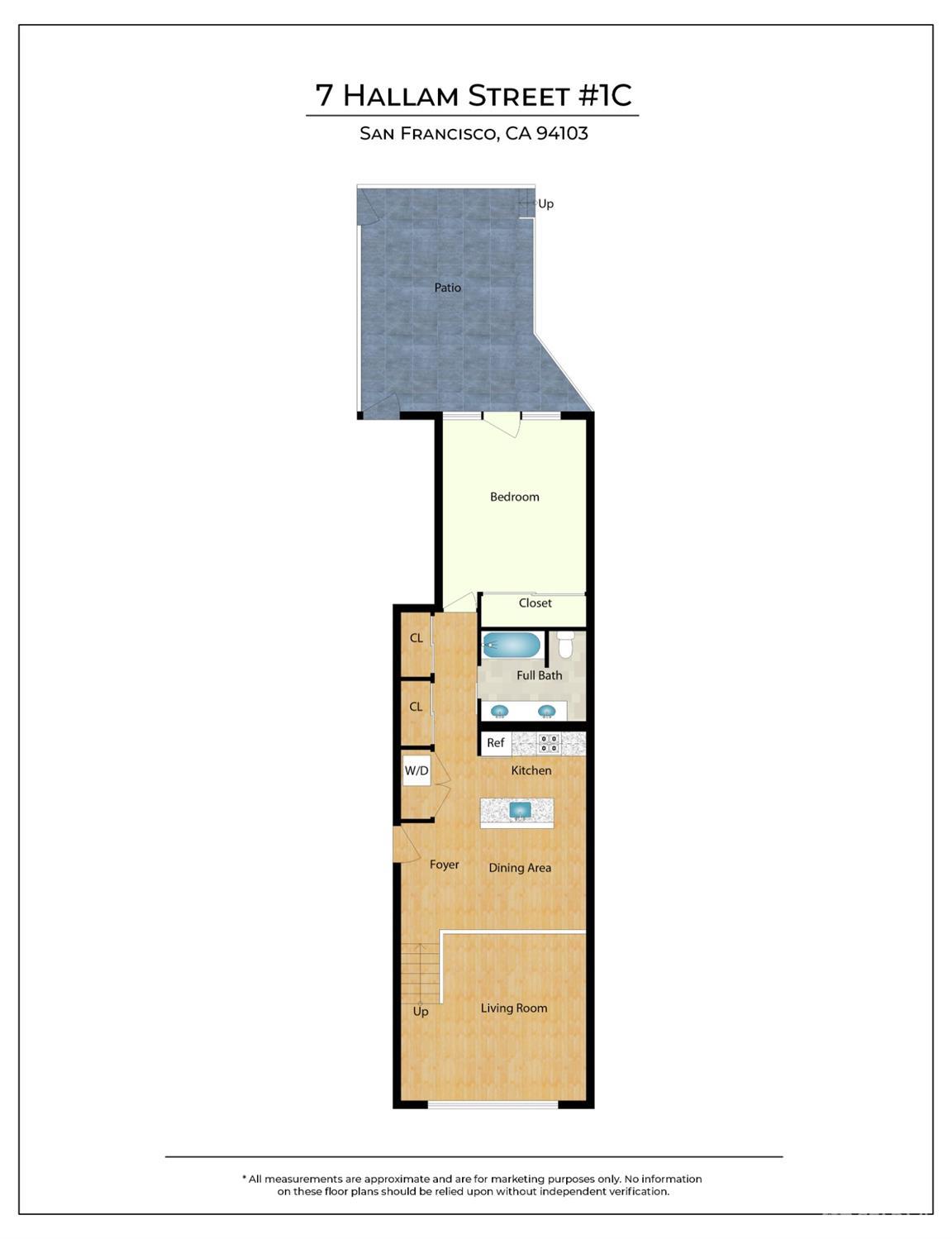 7 Hallam Street # 1C