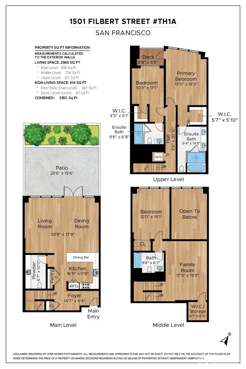 1501 Filbert Street Unit: TH1A