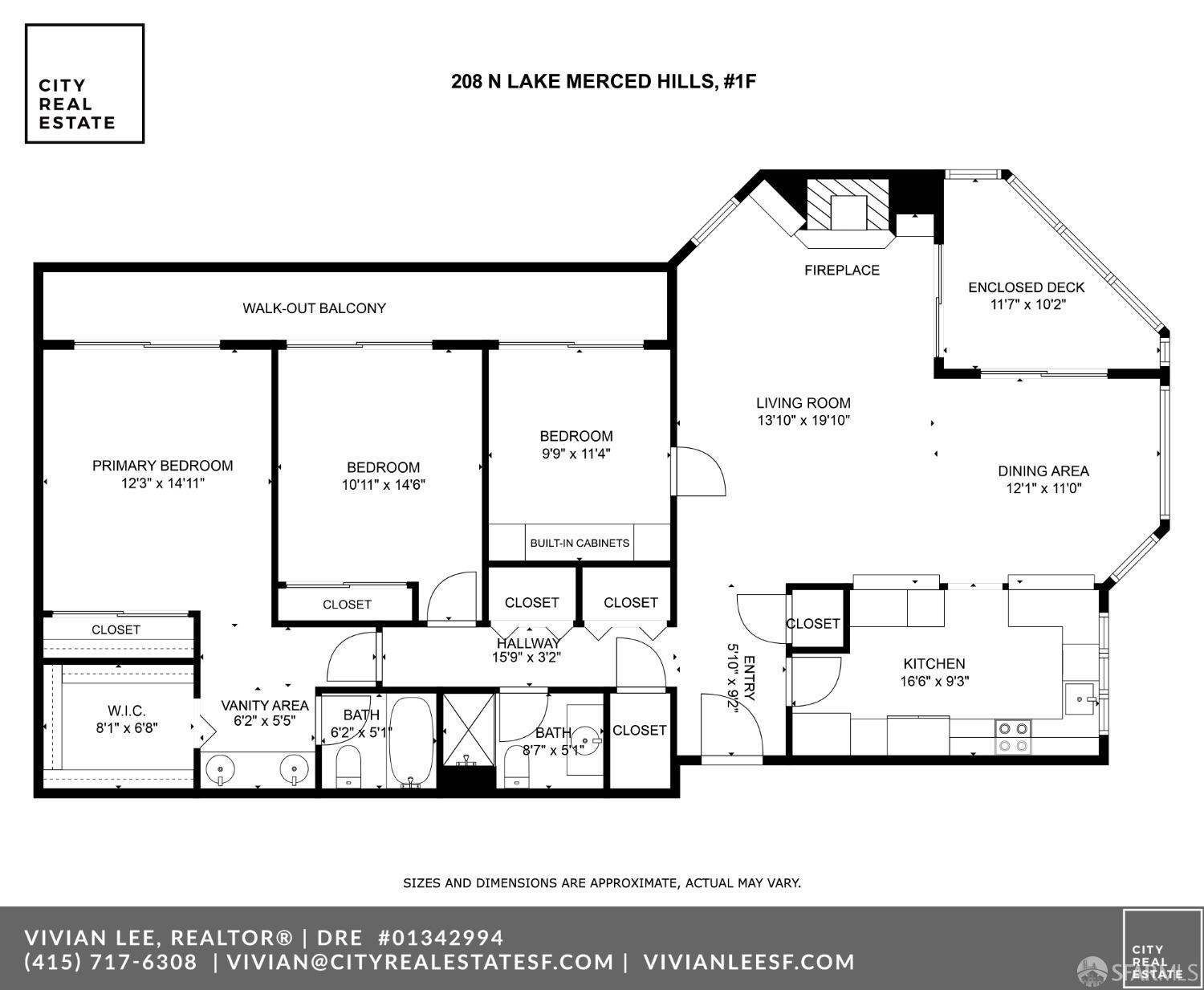 208 N Lake Merced Hills # 1F