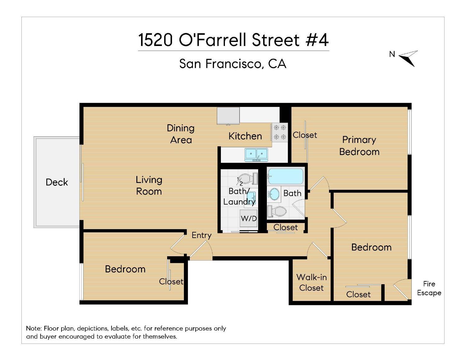 1520 Ofarrell Street # 4