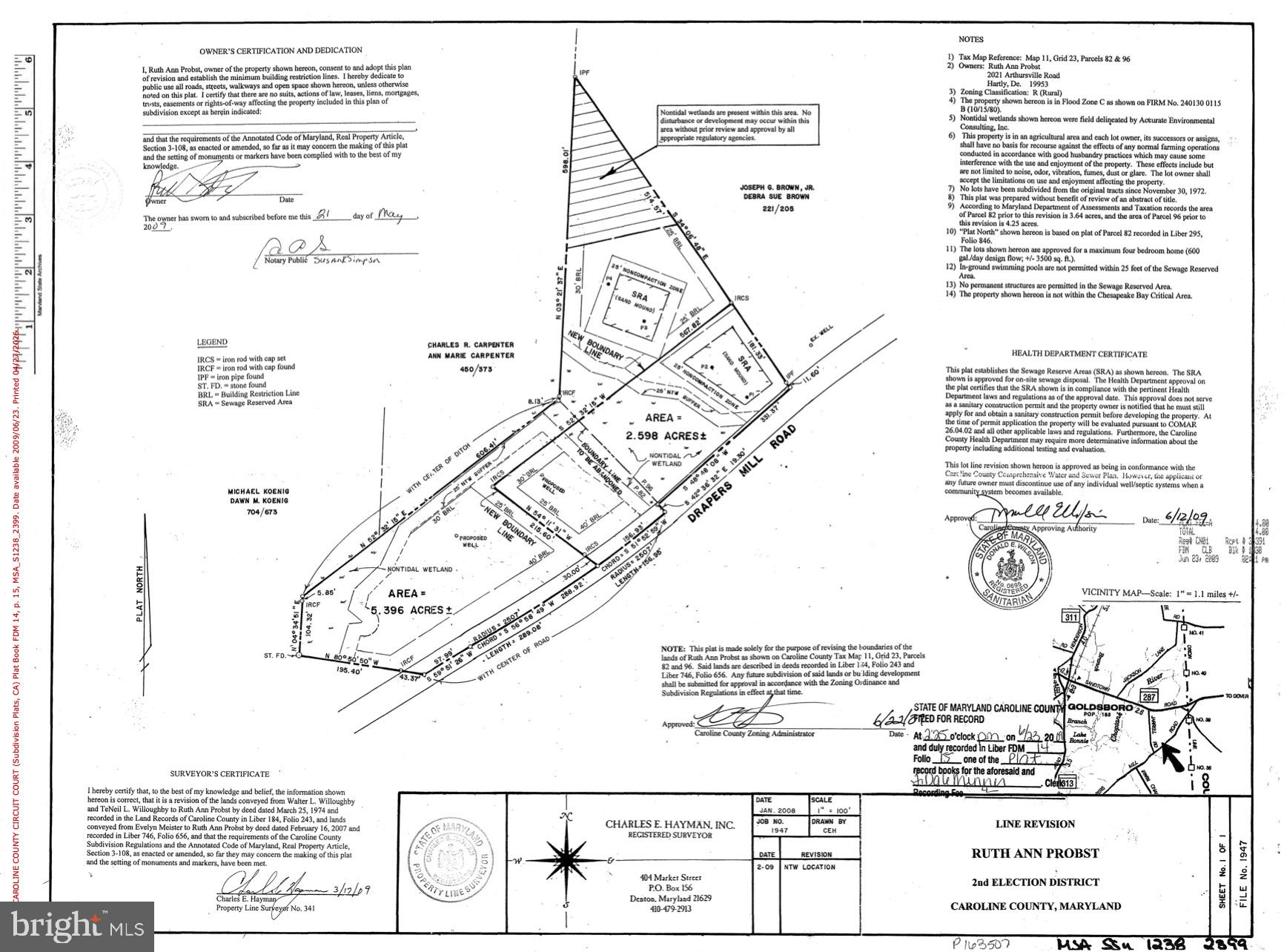 Lot #82 DRAPERS MILL RD.