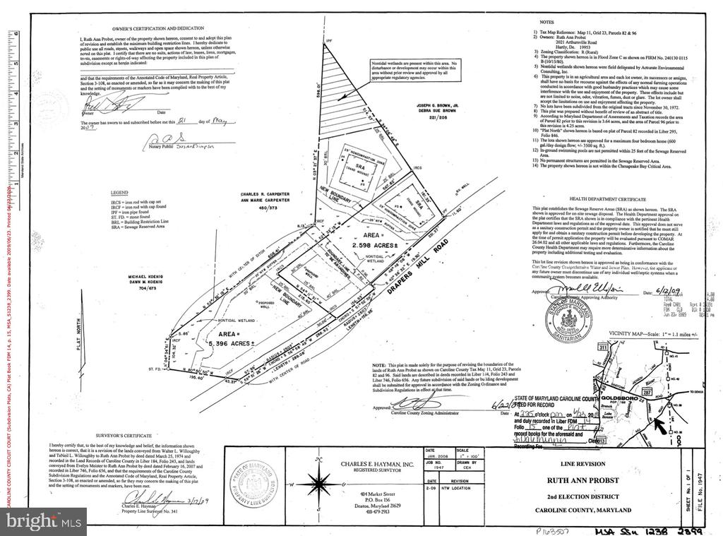 Lot #82 DRAPERS MILL RD.