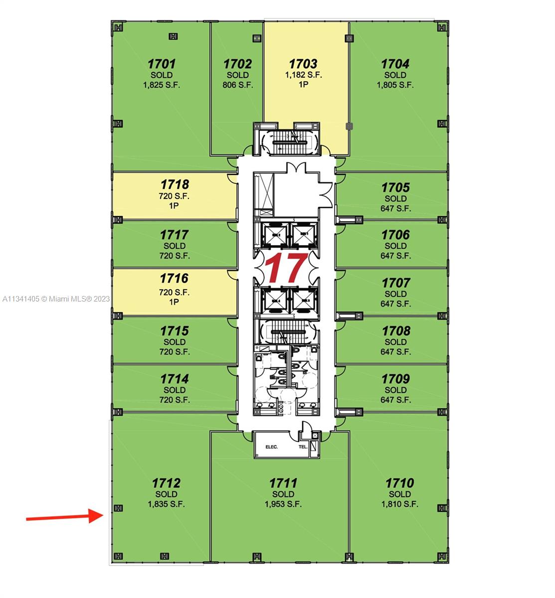 175 SW 7th St # 1712