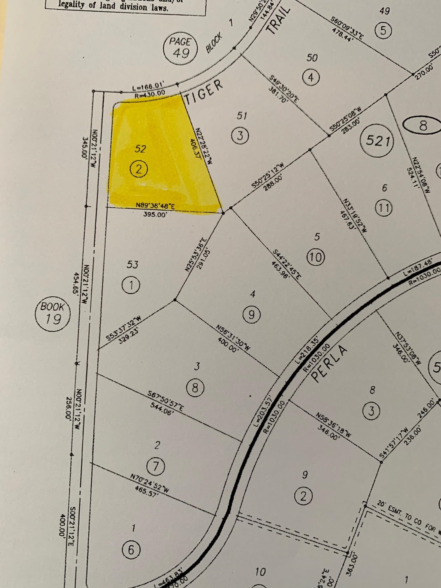 Blk 8 Lot 52 Tiger Trail