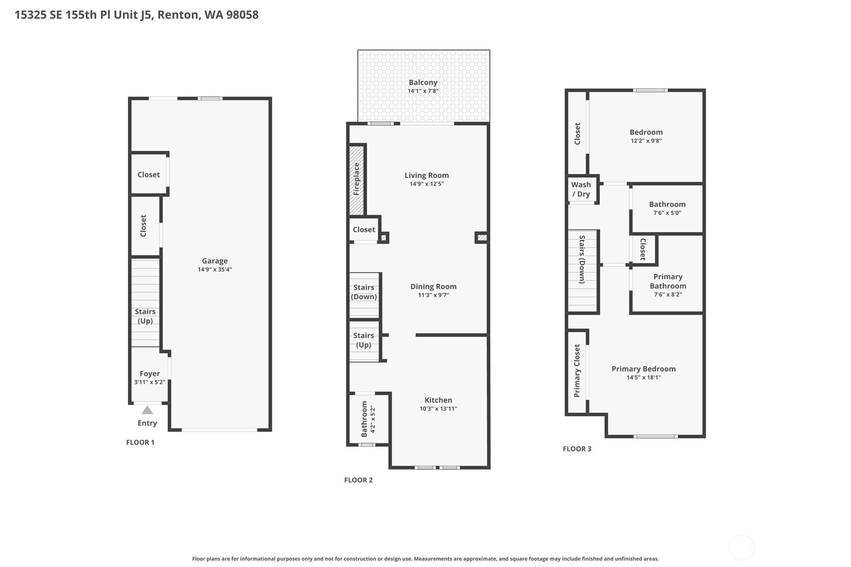 15325 SE 155th Place Unit: J5