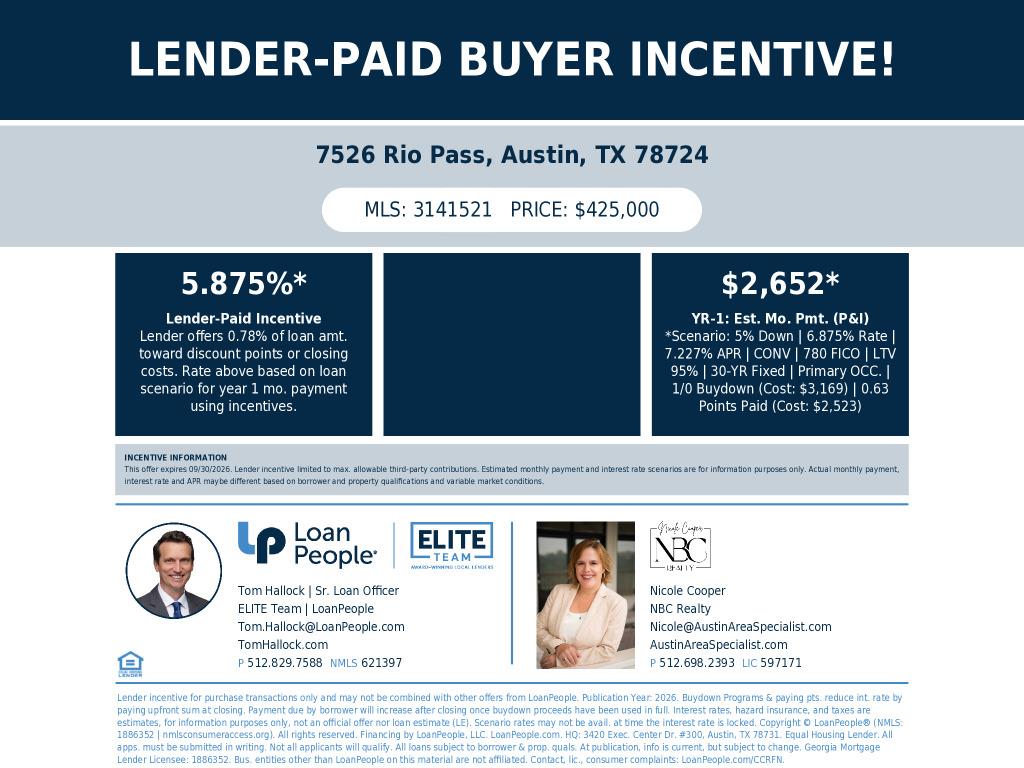 7526 Rio PASS 78724 -  - Under Contract