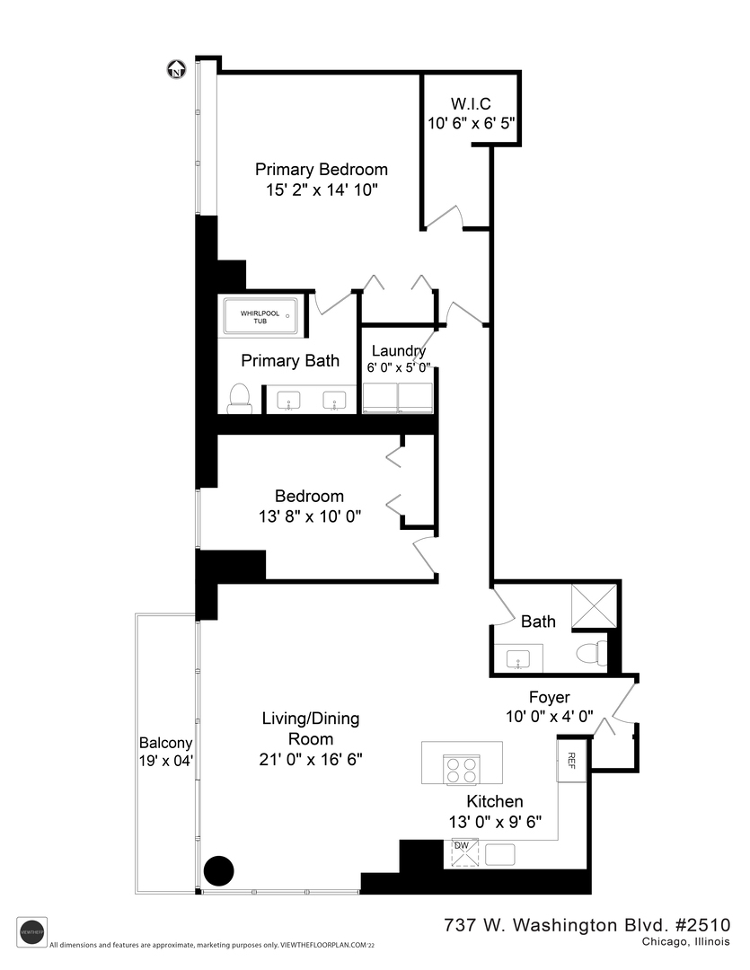737 W Washington Boulevard Unit: 2510