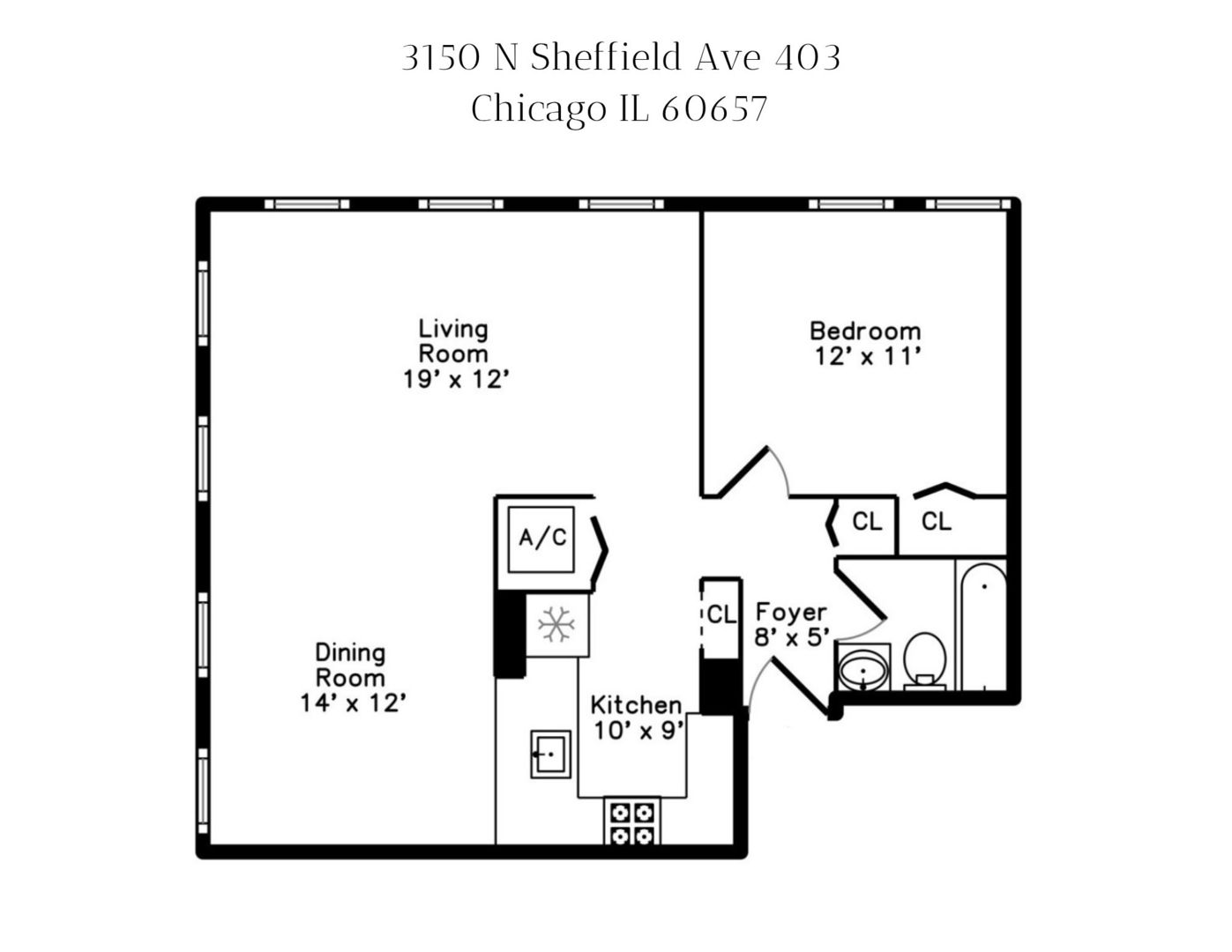 3150 N Sheffield Avenue Unit: 403