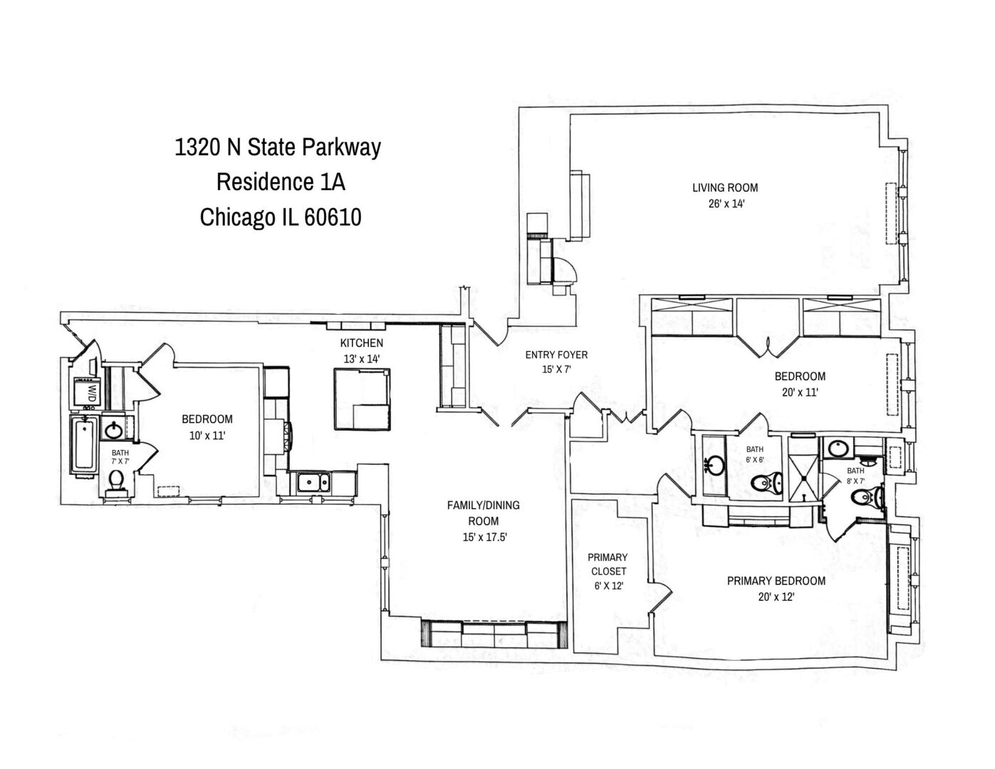 1320 N STATE Parkway Unit: 1A