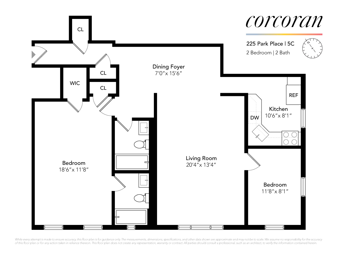 225 PARK Place 5C