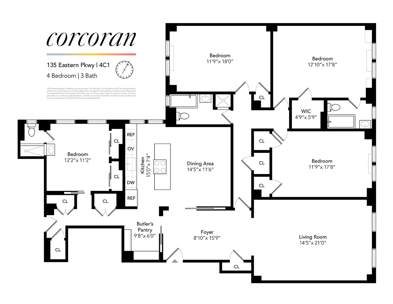 135 Eastern Parkway 4C1