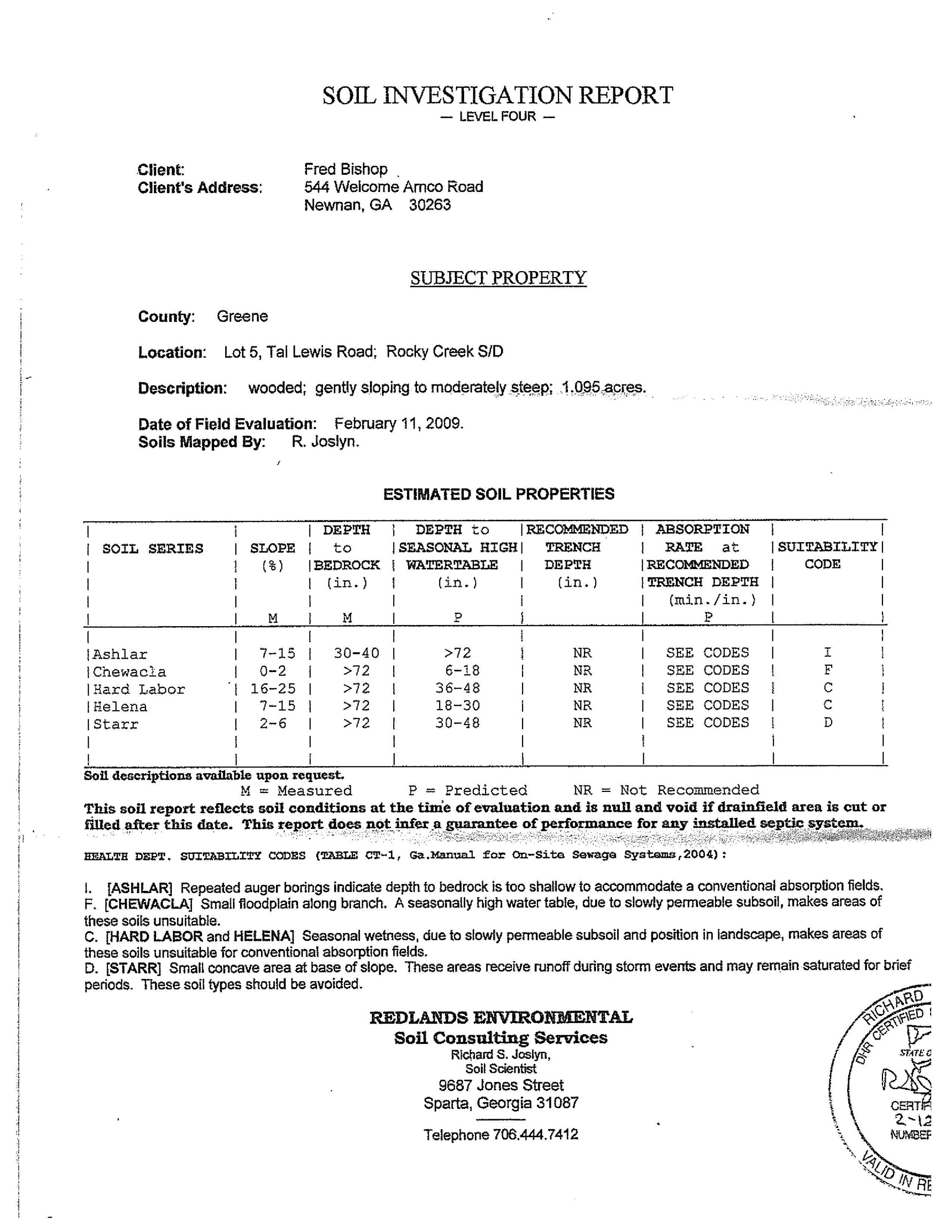 1290 TAL LEWIS ROAD # 5