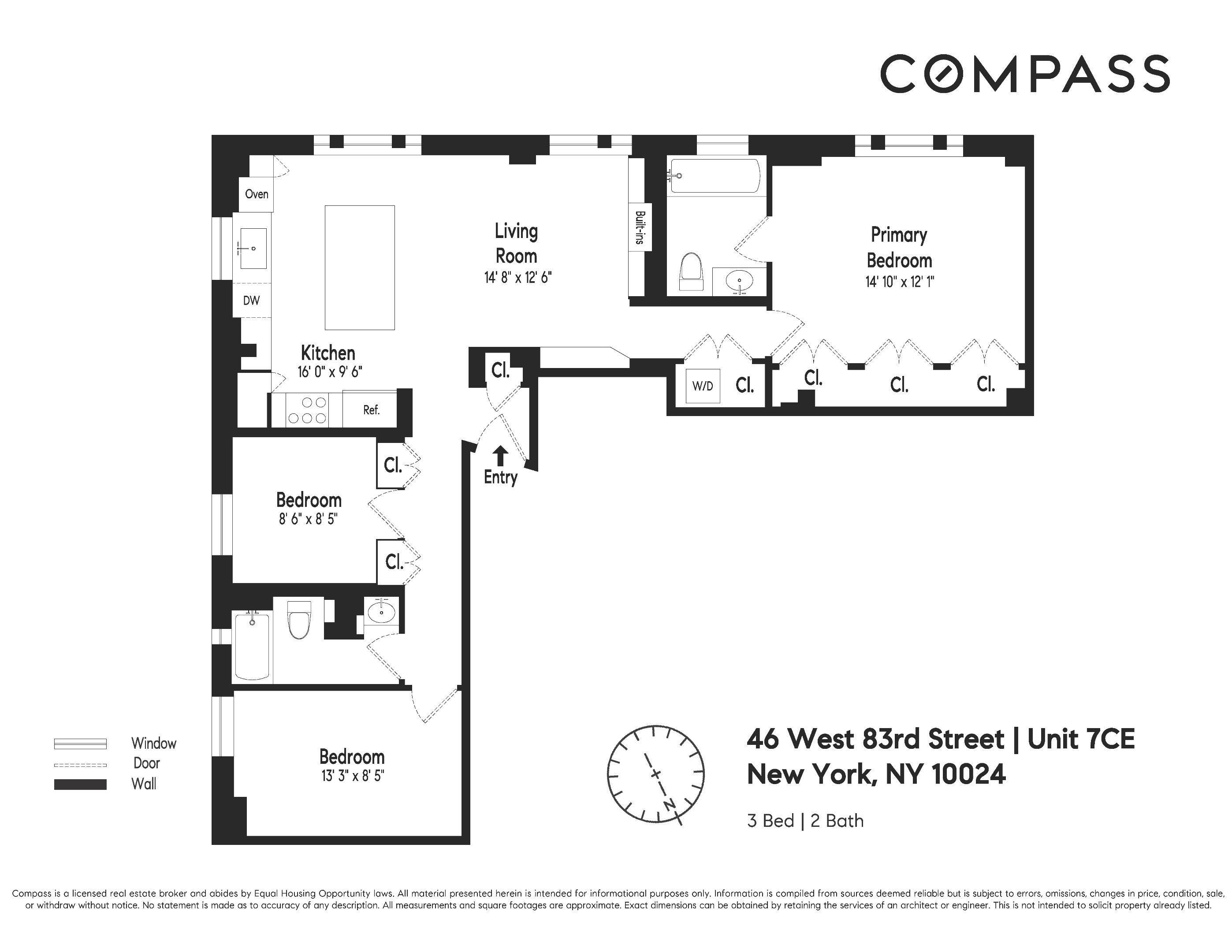 46 W 83rd Street 7CE