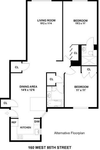 160 W 85th Street 1H