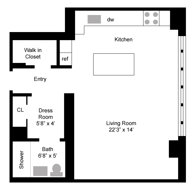 100 W 93rd Street 6E